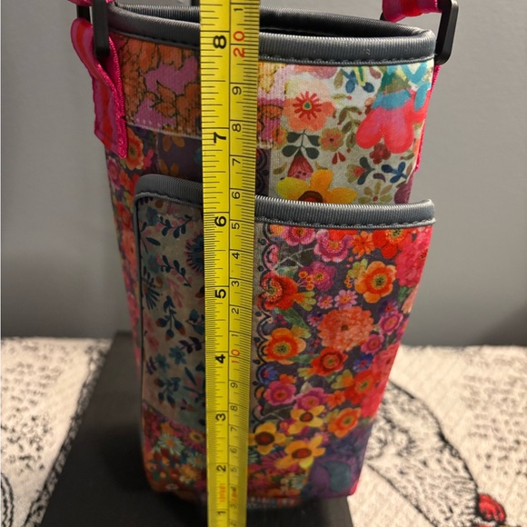Natural Life Insulated Water Bottle Carrier | Pink Patchwork - Picture 6 of 7